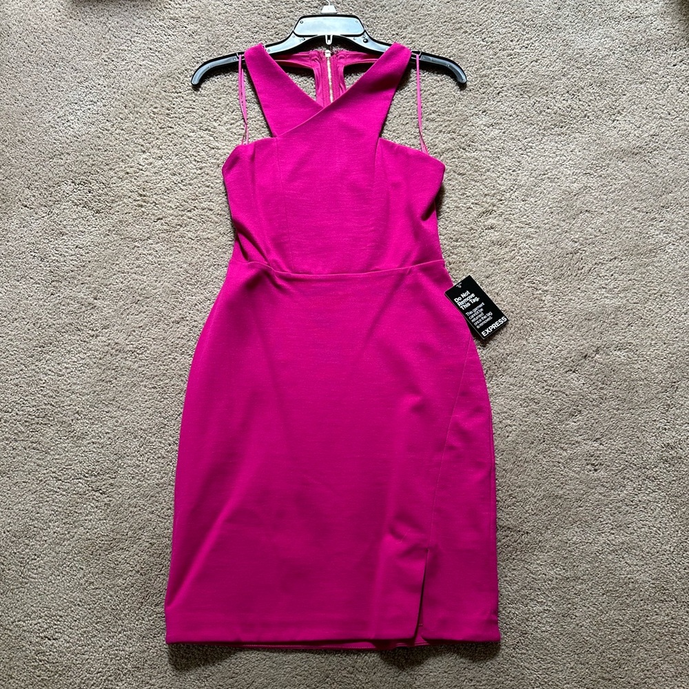 Express pink mini dress